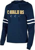 Cleveland Cavaliers Womens Navy Blue Marathon Hooded Sweatshirt