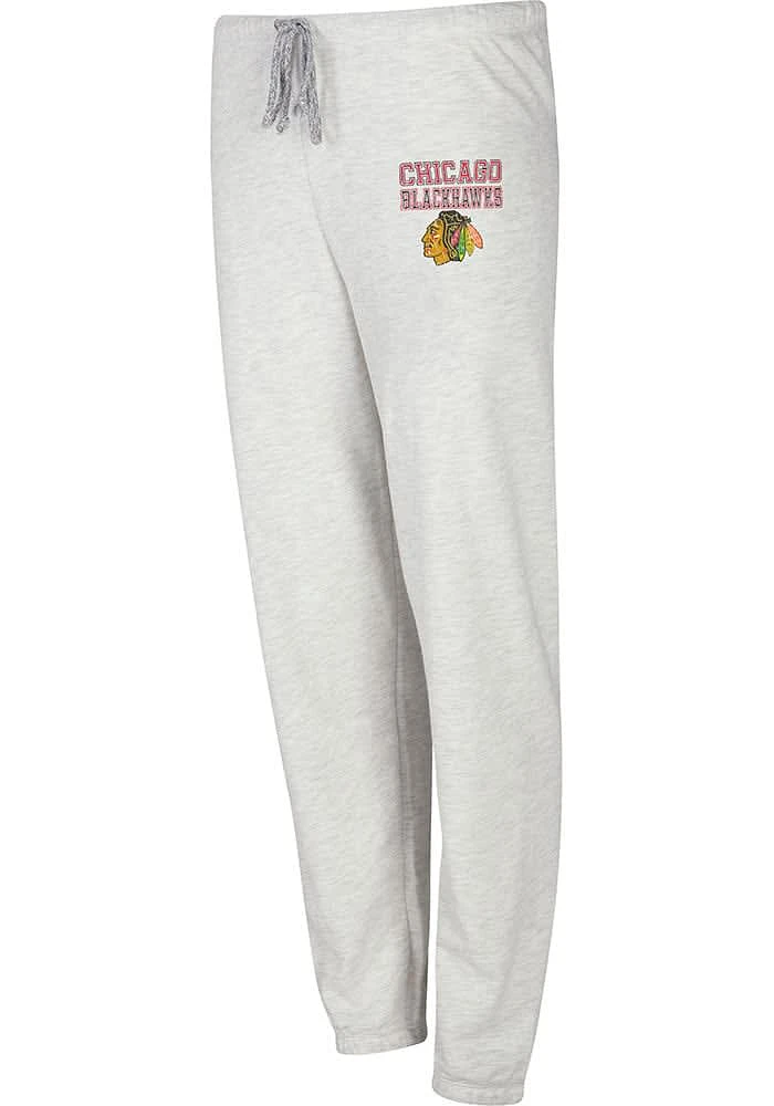 Concepts Sport Chicago Blackhawks Womens Mainstream Oatmeal Sweatpants