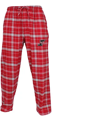 Indianapolis Greyhounds Mens Red Plaid Flannel Sleep Pants