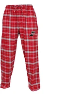 Indianapolis Greyhounds Mens Red Plaid Flannel Sleep Pants