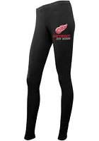 Detroit Red Wings Womens Black Fraction Pants