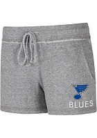 Concepts Sport St Louis Blues Womens Grey Mainstream Shorts