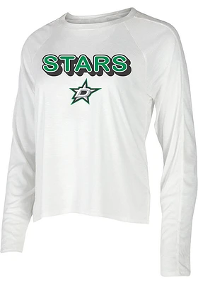 Dallas Stars Womens White Gable Loungewear Sleep Shirt