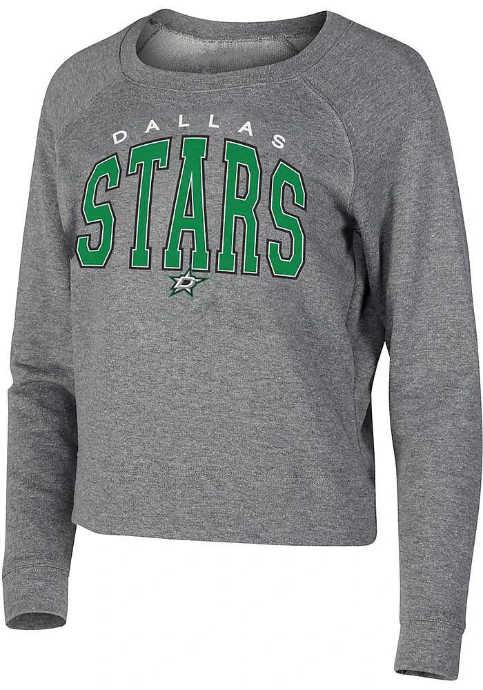 Dallas Stars Womens Grey Mainstream Crew Sweatshirt