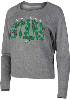 Dallas Stars Womens Grey Mainstream Crew Sweatshirt