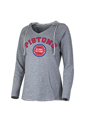 Detroit Pistons Womens Grey Mainstream Hooded Sweatshirt