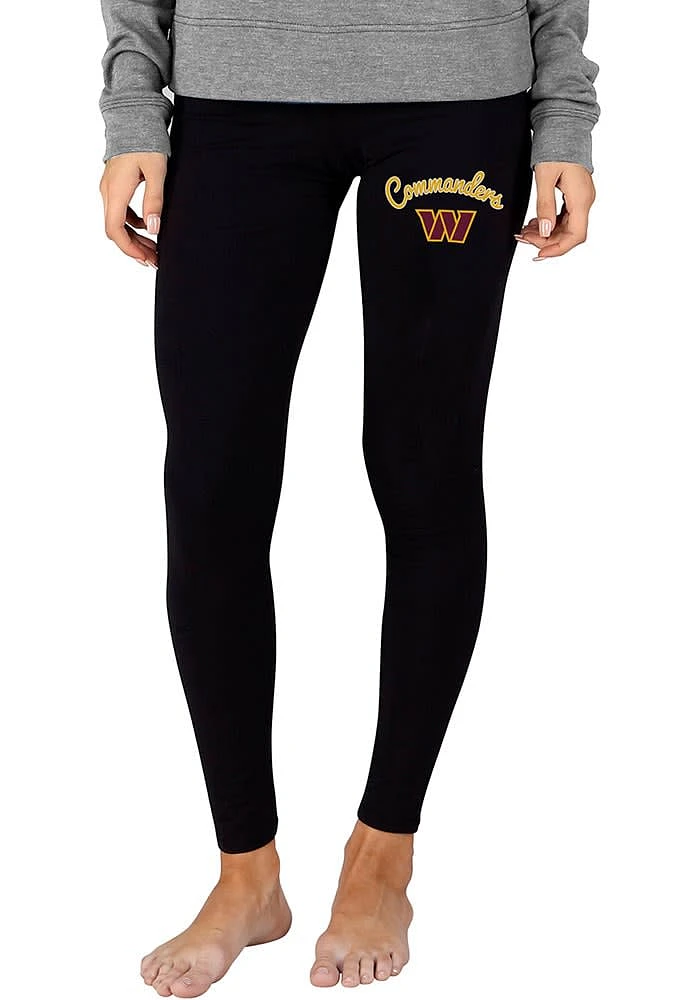 Concepts Sport Washington Commanders Womens Black Fraction Pants
