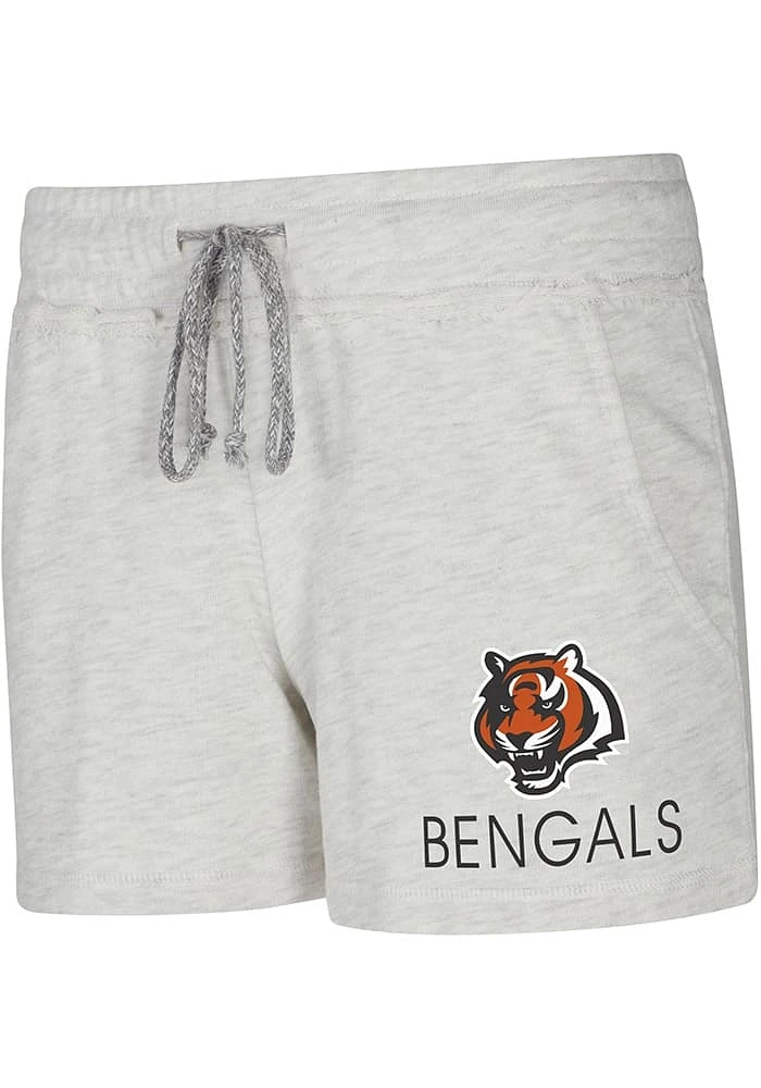 Cincinnati Bengals Womens Oatmeal Mainstream Shorts