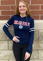 Chicago Fire Womens Navy Blue Marathon Hooded Sweatshirt