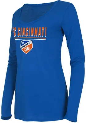 FC Cincinnati Womens Blue Marathon LS Tee