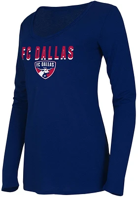 FC Dallas Womens Red Marathon LS Tee