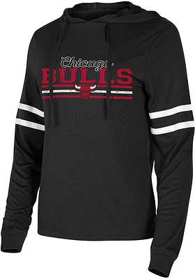 Chicago Bulls Womens Black Marathon Hooded Sweatshirt