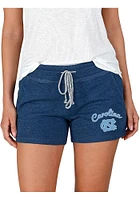Concepts Sport North Carolina Tar Heels Womens Navy Blue Mainstream Terry Shorts