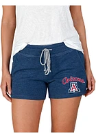 Concepts Sport Arizona Wildcats Womens Navy Blue Mainstream Terry Shorts