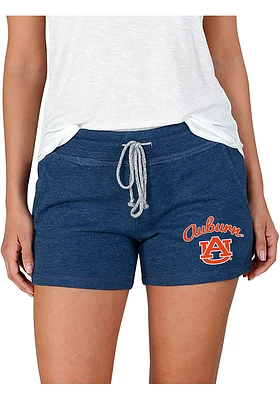 Concepts Sport Auburn Tigers Womens Navy Blue Mainstream Terry Shorts