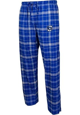 Concepts Sport Creighton Bluejays Mens Blue Ultimate Plaid Sleep Pants