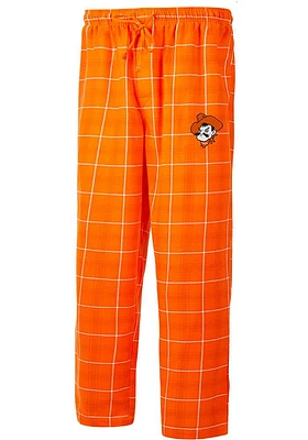Oklahoma State Cowboys Mens Orange Ultimate Plaid Sleep Pants