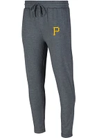 Concepts Sport Pittsburgh Pirates Mens Charcoal Powerplay Fashion Sweatpants