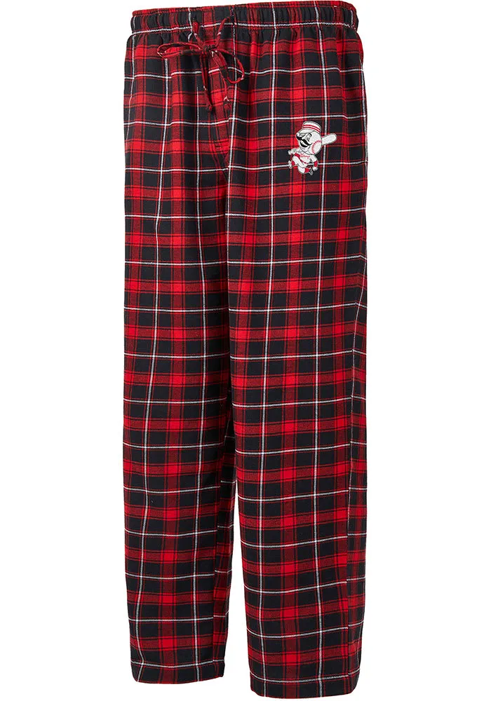 Cincinnati Reds Mens Black Ledger Sleep Pants