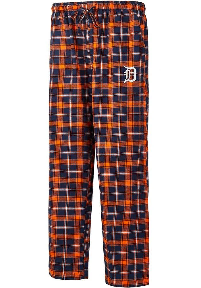 Detroit Tigers Mens Navy Blue Ledger Sleep Pants