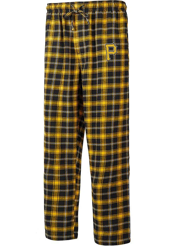 Pittsburgh Pirates Mens Black Ledger Sleep Pants