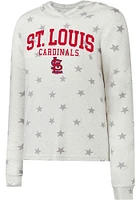 St Louis Cardinals Womens White Agenda Hooded Sweatshirt