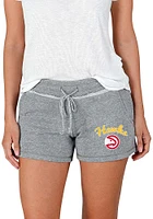 Concepts Sport Atlanta Hawks Womens Grey Mainstream Terry Shorts