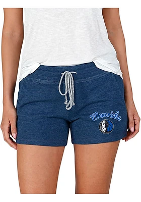 Concepts Sport Dallas Mavericks Womens Navy Blue Mainstream Terry Shorts