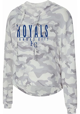 Concepts Sport Kansas City Royals Womens Composite Hooded Sweatshirt