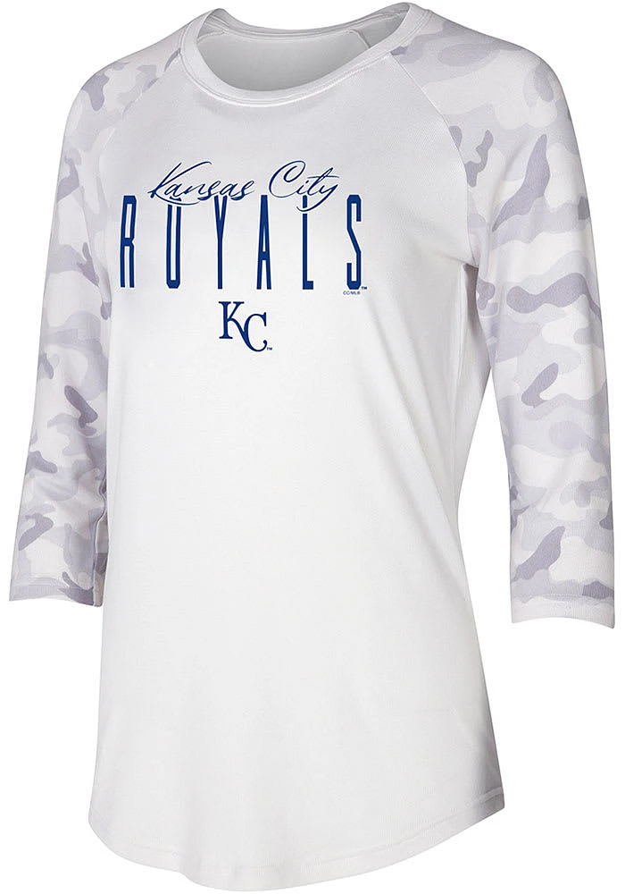 Kansas City Royals Womens Green Composite LS Tee