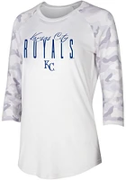 Kansas City Royals Womens Green Composite LS Tee