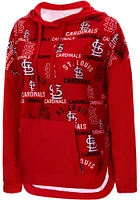St Louis Cardinals Womens Red Flagship Hooded Sweatshirt