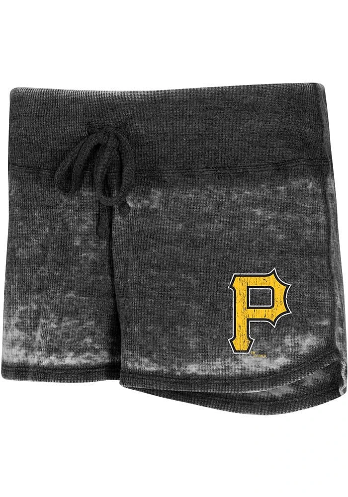 Concepts Sport Pittsburgh Pirates Womens Charcoal Resurgence Shorts