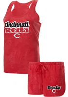 Cincinnati Reds Womens Red Billboard PJ Set