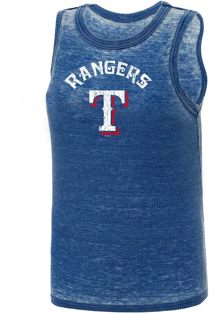 Texas Rangers Womens Blue Resurgence Tank Top
