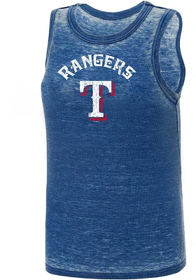 Texas Rangers Womens Blue Resurgence Tank Top