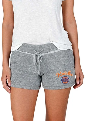 Concepts Sport New York Knicks Womens Grey Mainstream Terry Shorts