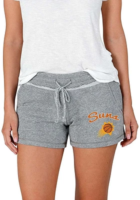 Concepts Sport Phoenix Suns Womens Grey Mainstream Terry Shorts