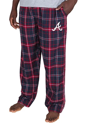 Concepts Sport Atlanta Braves Mens Navy Blue Ultimate Flannel Sleep Pants