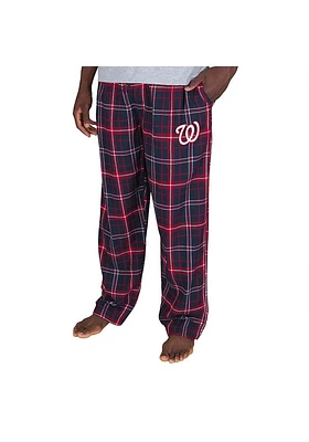 Concepts Sport Washington Nationals Mens Navy Blue Ultimate Flannel Sleep Pants