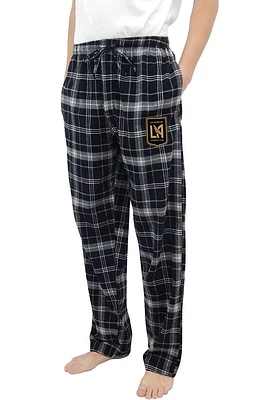 Concepts Sport Los Angeles FC Mens Black Ultimate Flannel Sleep Pants