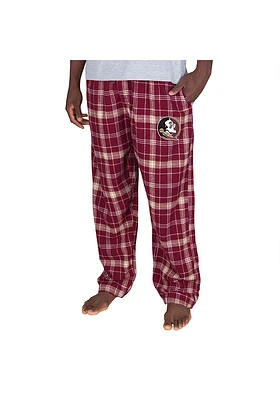 Concepts Sport Florida State Seminoles Mens Burgundy Ultimate Flannel Sleep Pants