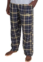 Concepts Sport GA Tech Yellow Jackets Mens Navy Blue Ultimate Flannel Sleep Pants