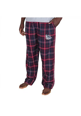 Concepts Sport Gonzaga Bulldogs Mens Navy Blue Ultimate Flannel Sleep Pants