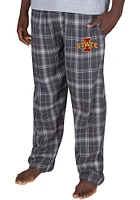 Concepts Sport Iowa State Cyclones Mens Grey Ultimate Flannel Sleep Pants