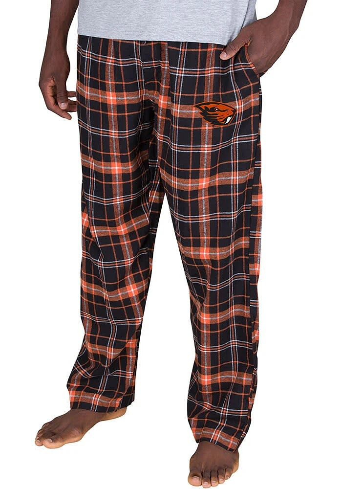 Concepts Sport Oregon State Beavers Mens Black Ultimate Flannel Sleep Pants