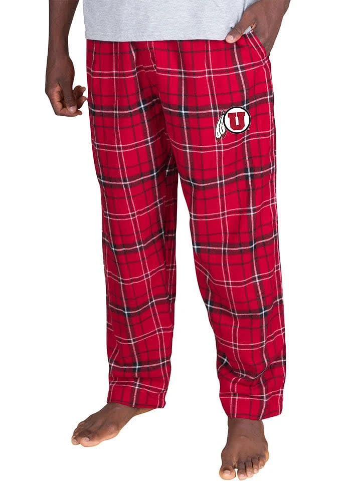 Concepts Sport Utah Utes Mens Red Ultimate Flannel Sleep Pants