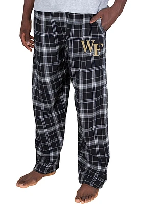Concepts Sport Wake Forest Demon Deacons Mens Black Ultimate Flannel Sleep Pants