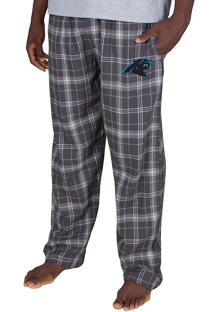 Concepts Sport Carolina Panthers Mens Grey Ultimate Flannel Sleep Pants