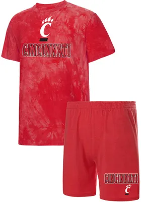 Cincinnati Bearcats Mens Red Billboard Tie Dye Sleep Pants